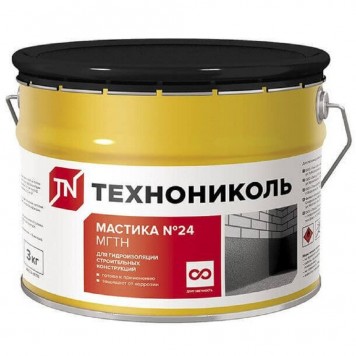 Мастика битумная Технониколь №24 МГТН 3 кг - купить оптом в Москве и Московской области